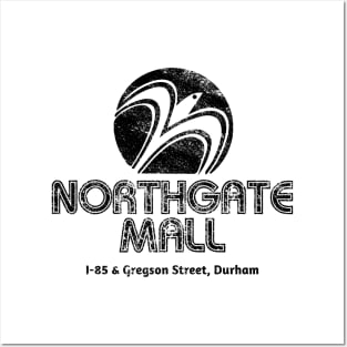 Vintage Northgate Mall Durham NC Retro 70s Style Posters and Art